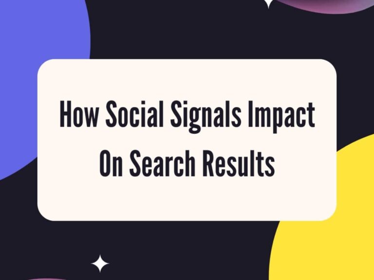 How Social Signals Impact Search Results